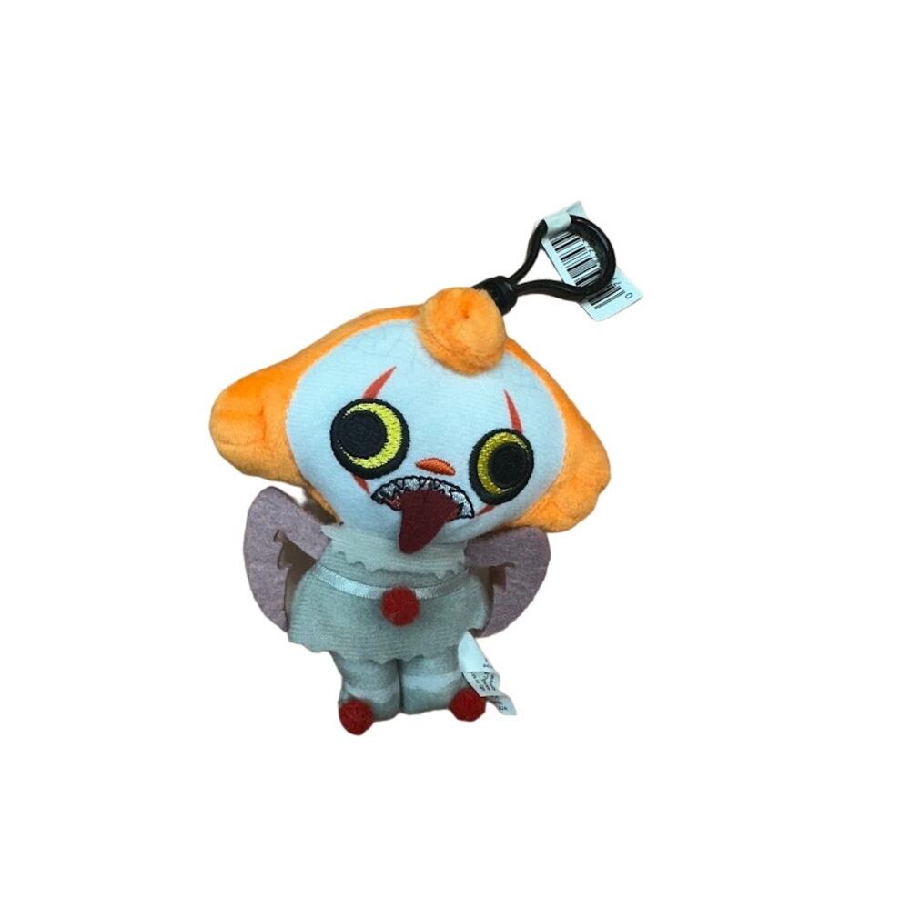 HORROR Plush Bag Clip - Chase Pennywise Clown Spider Form